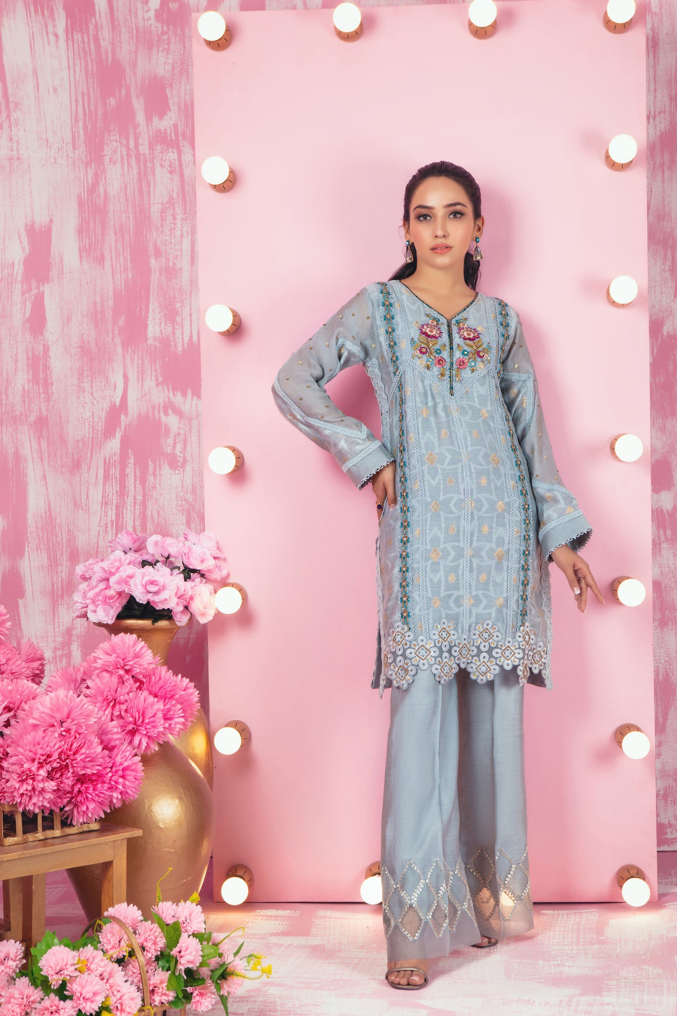 Sea Spray | Pakistani Designer Outfit | Sarosh Salman