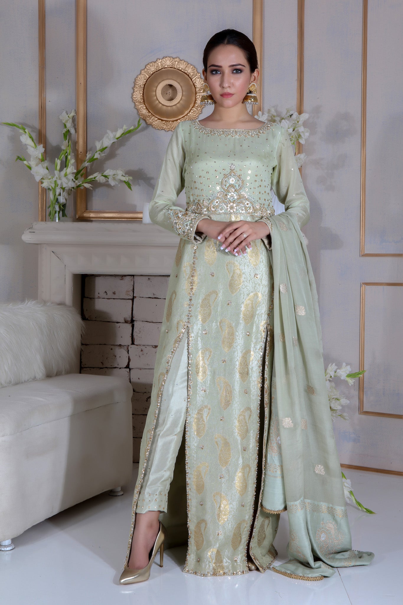 Ornamental | Pakistani Designer Outfit | Sarosh Salman