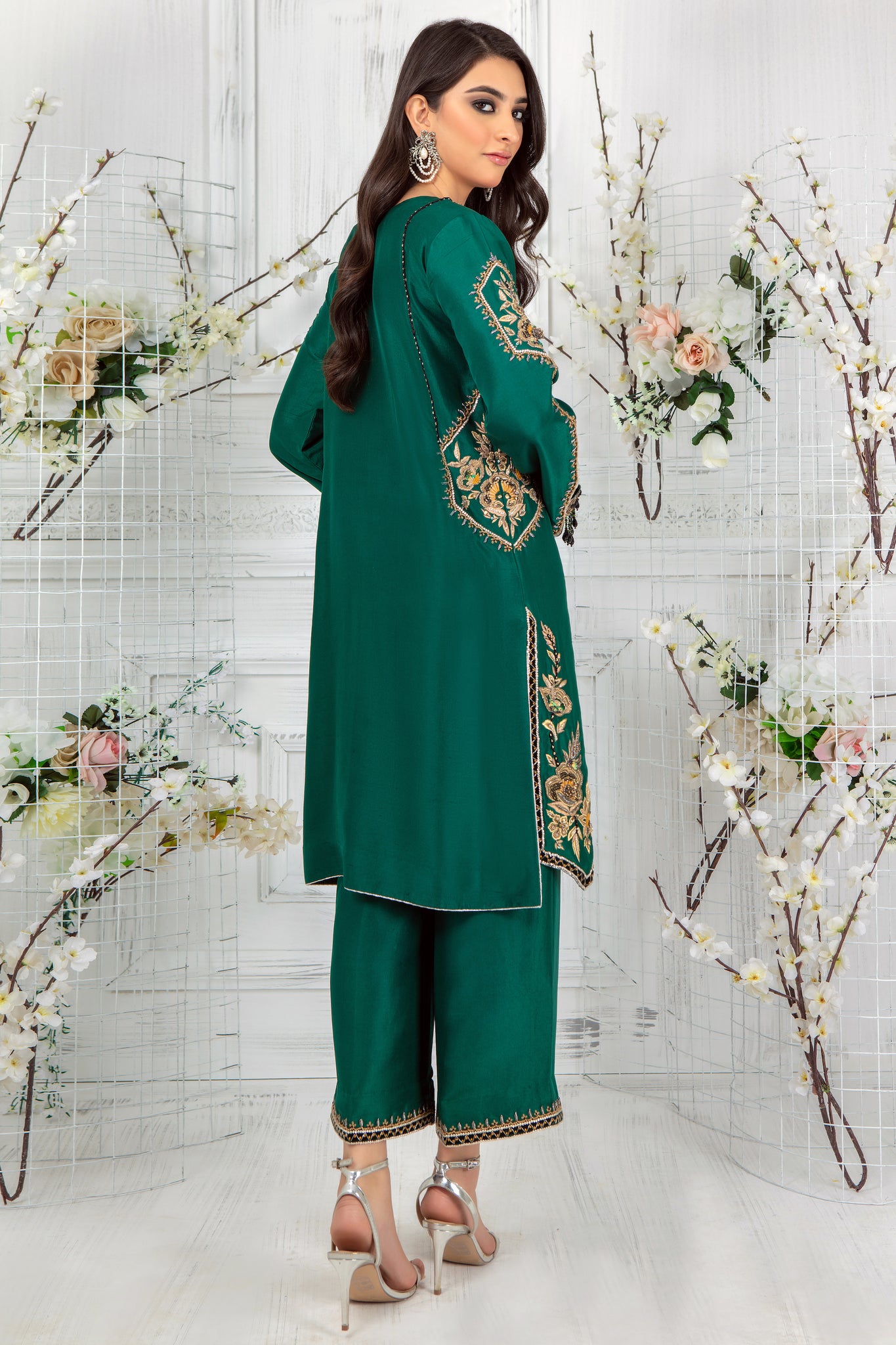 Jade Stone | Pakistani Designer Outfit | Sarosh Salman