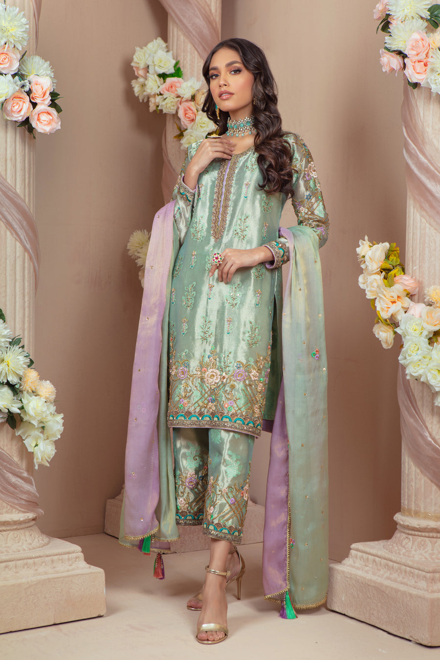 Celadon | Pakistani Designer Outfit | Sarosh Salman