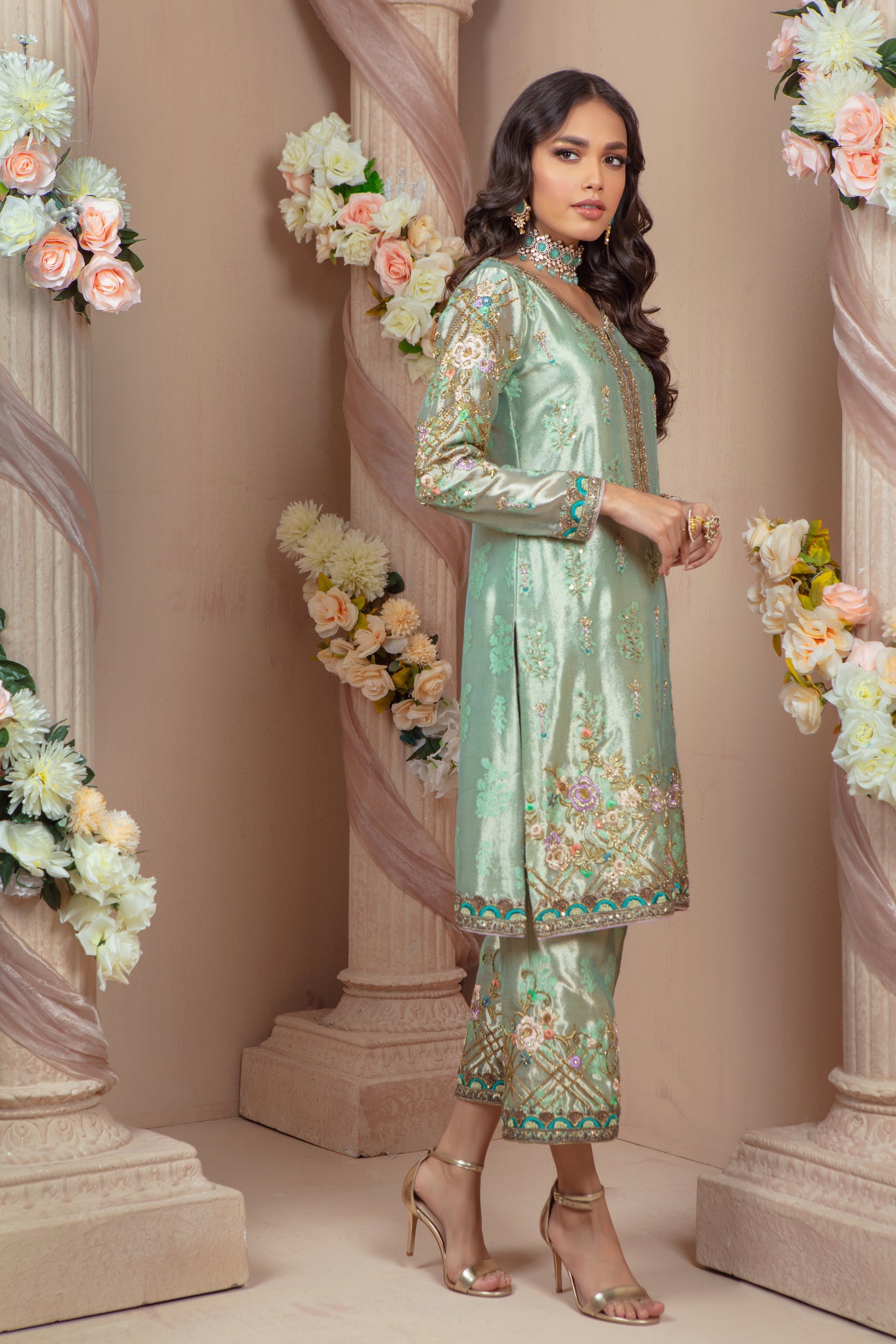 Celadon | Pakistani Designer Outfit | Sarosh Salman