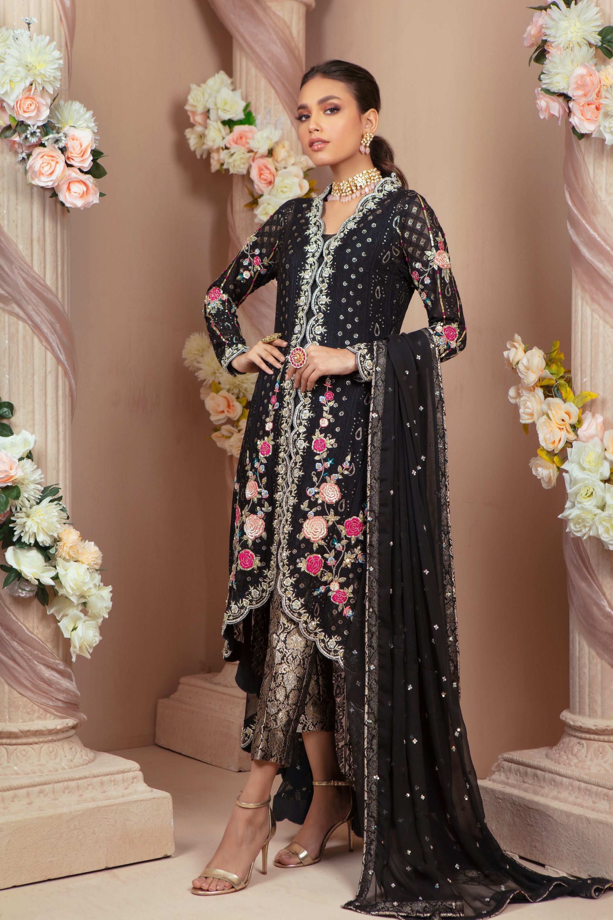 Ebony | Pakistani Designer Outfit | Sarosh Salman