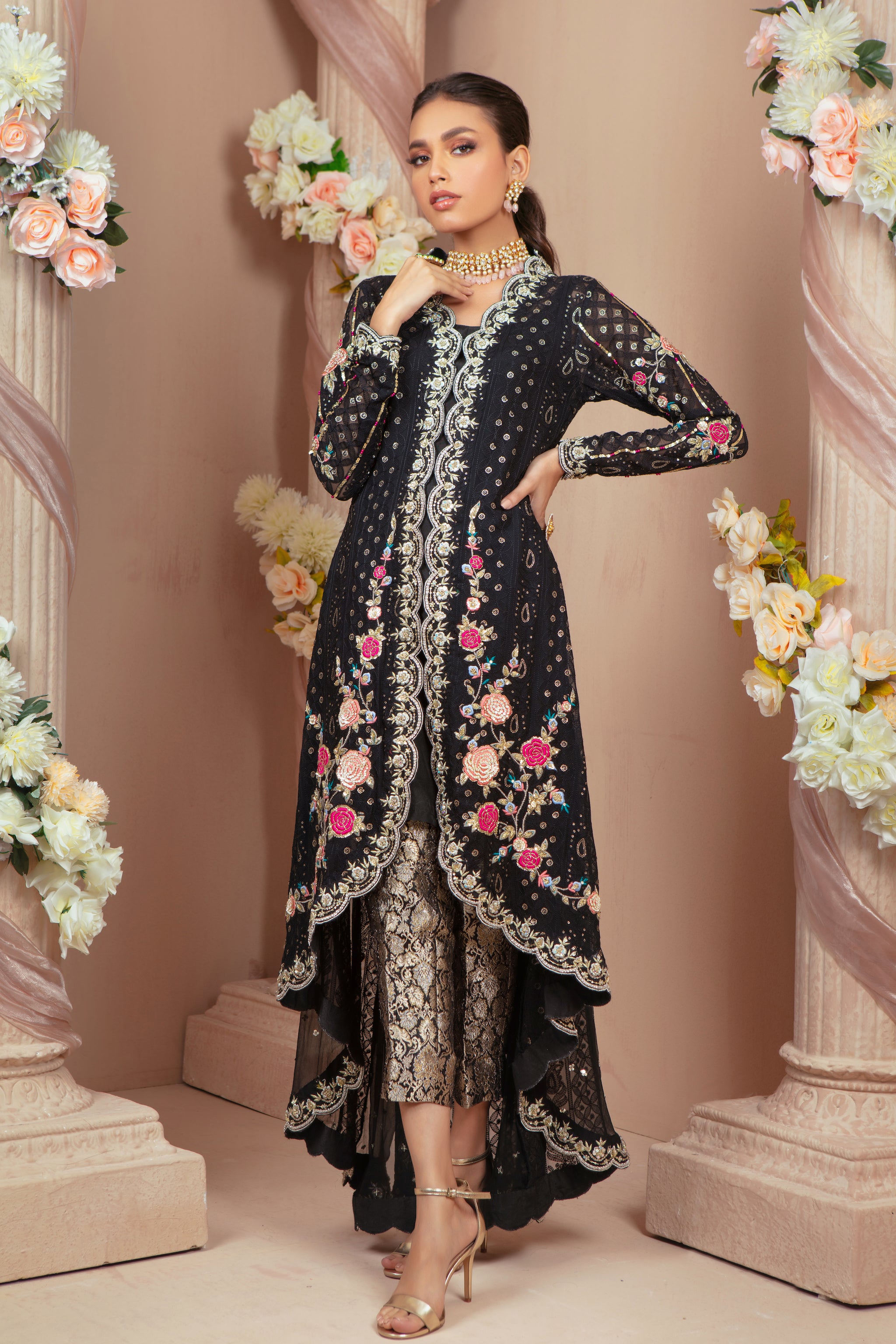 Ebony | Pakistani Designer Outfit | Sarosh Salman