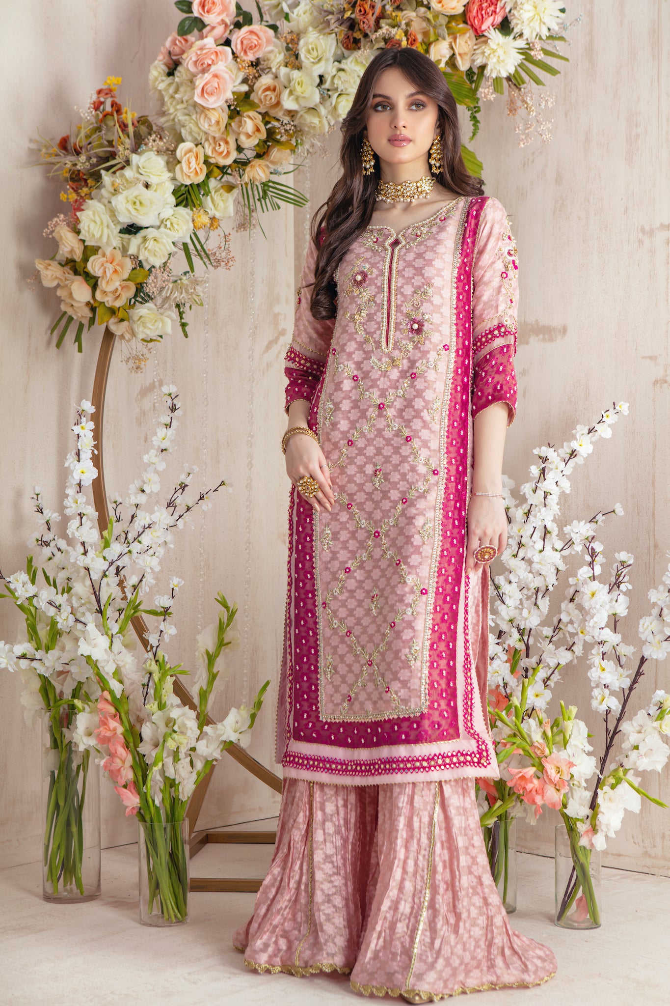Pink Pearl | Pakistani Designer Outfit | Sarosh Salman