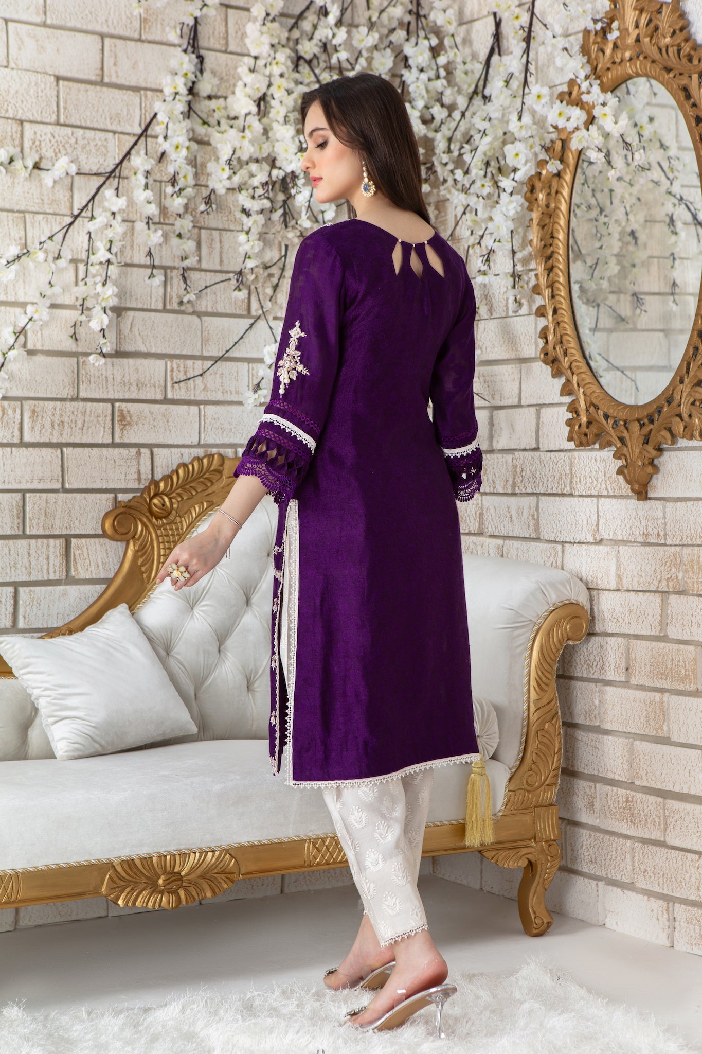 Violet Kiss | Pakistani Designer Outfit | Sarosh Salman