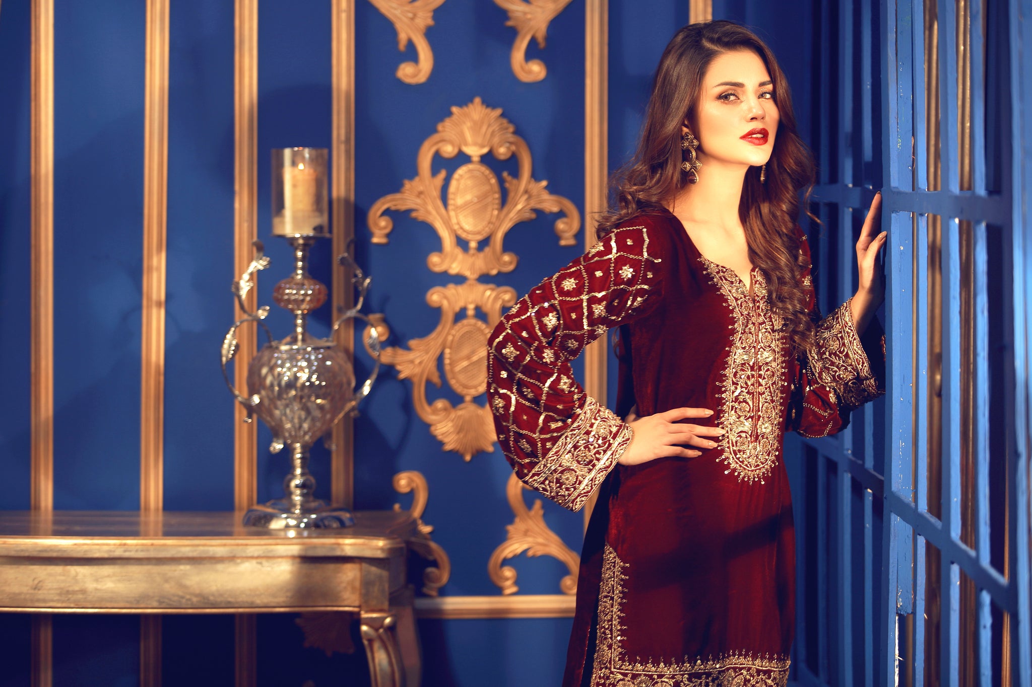 Velvet Glam | Pakistani Designer Outfit | Sarosh Salman