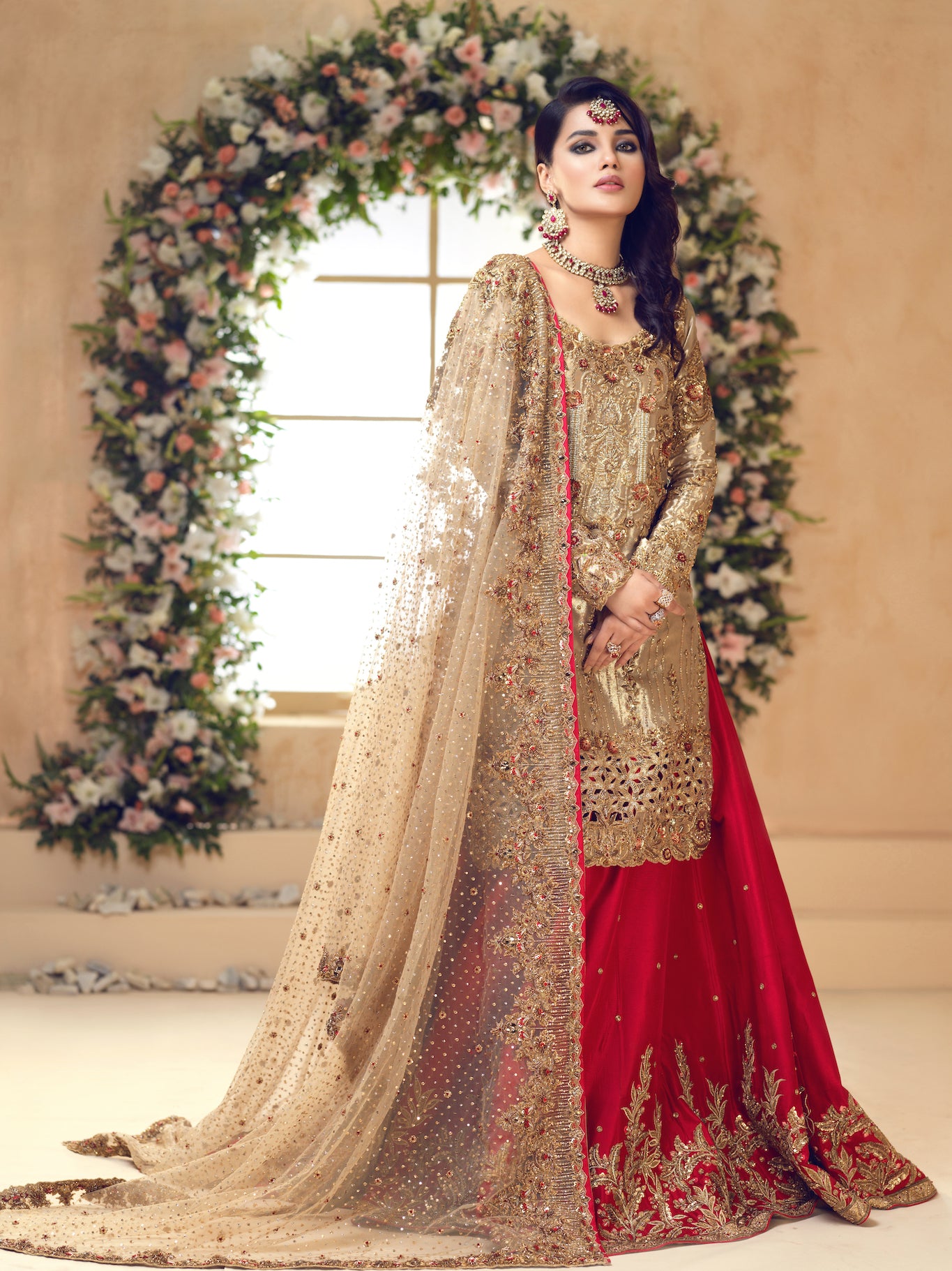 Gleamed | Pakistani Designer Outfit | Sarosh Salman
