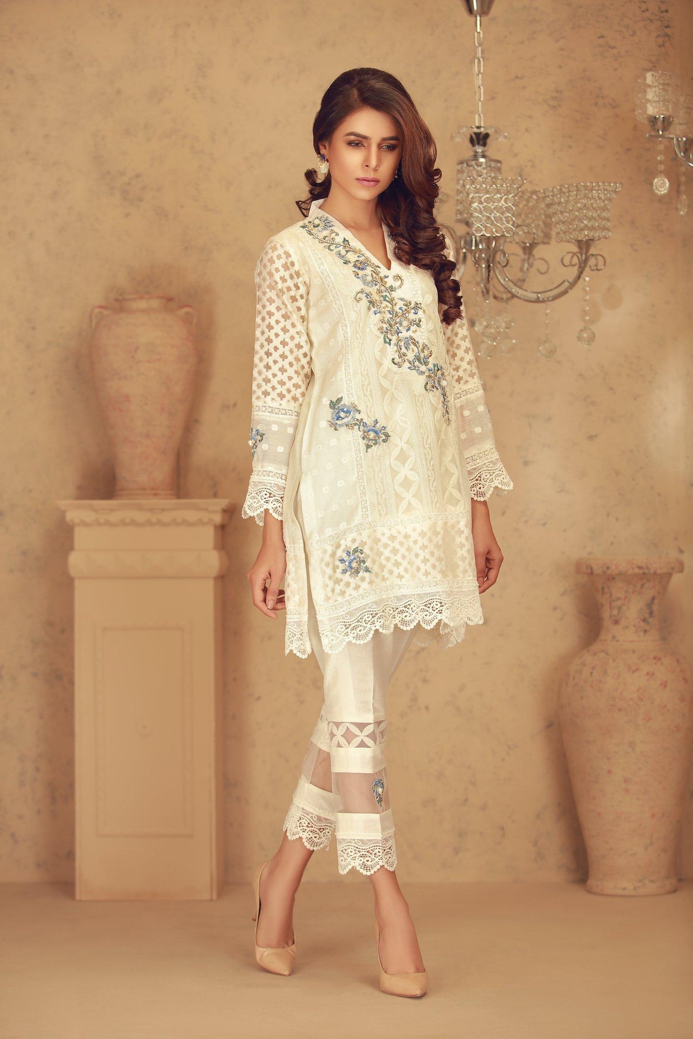 White Swan | Pakistani Designer Outfit | Sarosh Salman